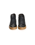 Roberto Pepe Luxury Black Calfskin Men Sneaker
