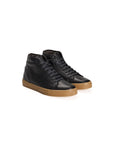 Roberto Pepe Luxury Black Calfskin Men Sneaker
