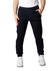 Armani Exchange Blue Viscose Jeans & Pant