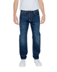 Armani Exchange Blue Cotton Jeans & Pant