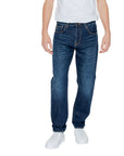 Armani Exchange Blue Cotton Jeans & Pant