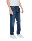Armani Exchange Blue Cotton Jeans & Pant