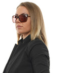 Porsche Design Burgundy Women Sunglasses