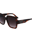 Karl Lagerfeld Brown Acetate Sunglasses
