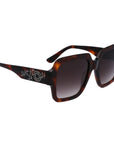 Karl Lagerfeld Brown Acetate Sunglasses