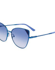 Karl Lagerfeld Blue Metal Sunglasses