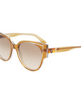 Karl Lagerfeld Brown Acetate Sunglasses