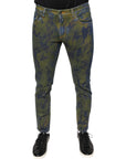 Dolce & Gabbana Blue Cotton Dye Slim Fit Men Denim Jeans