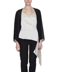 Sandro Ferrone Black Polyester Tops & T-Shirt