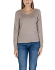 Sandro Ferrone Gray Merino Tops & T-Shirt