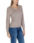 Sandro Ferrone Gray Merino Tops & T-Shirt