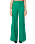 Sandro Ferrone Green Polyester Jeans & Pant