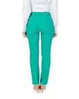 Sandro Ferrone Green Polyester Jeans & Pant