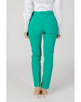 Sandro Ferrone Green Polyester Jeans & Pant