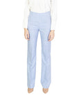 Sandro Ferrone Blue Viscose Jeans & Pant