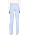 Sandro Ferrone Blue Viscose Jeans & Pant