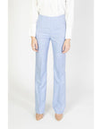 Sandro Ferrone Blue Viscose Jeans & Pant