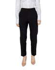 Sandro Ferrone Black Polyester Jeans & Pant