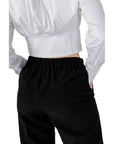 Sandro Ferrone Black Polyester Jeans & Pant