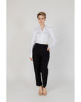Sandro Ferrone Black Polyester Jeans & Pant