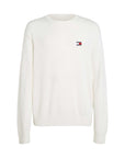 Tommy Hilfiger Jeans White Polyester Polyester Sweater