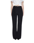 Sandro Ferrone Black Polyester Jeans & Pant