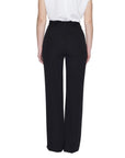 Sandro Ferrone Black Polyester Jeans & Pant