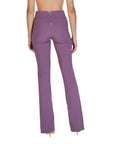 Sandro Ferrone Purple Polyester Jeans & Pant