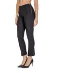Sandro Ferrone Black Polyester Jeans & Pant