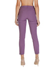 Sandro Ferrone Purple Polyester Jeans & Pant