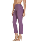 Sandro Ferrone Purple Polyester Jeans & Pant