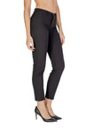 Sandro Ferrone Black Polyester Jeans & Pant