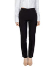 Sandro Ferrone Black Polyester Jeans & Pant