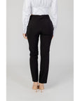 Sandro Ferrone Black Polyester Jeans & Pant