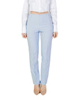 Sandro Ferrone Blue Polyester Jeans & Pant