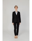 Sandro Ferrone Black Polyester Jeans & Pant