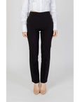 Sandro Ferrone Black Polyester Jeans & Pant