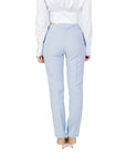 Sandro Ferrone Blue Polyester Jeans & Pant