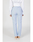 Sandro Ferrone Blue Polyester Jeans & Pant