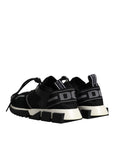 Dolce & Gabbana Black White Logo Sorrento Mens Sneakers Shoes