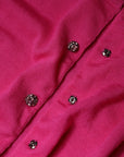 Dolce & Gabbana Pink Wool Button Down Cardigan Sweater