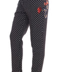 Dolce & Gabbana Elegant Polka Dot Embellished Trousers