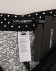 Dolce & Gabbana Elegant Polka Dot Embellished Trousers