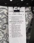 Dolce & Gabbana Elegant Polka Dot Embellished Trousers
