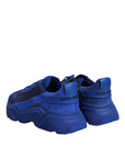 Dolce & Gabbana Blue Leather Daymaster Low Top Sneakers Shoes