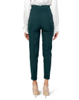 Sandro Ferrone Green Polyester Jeans & Pant