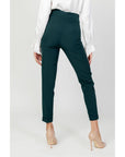 Sandro Ferrone Green Polyester Jeans & Pant