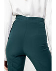 Sandro Ferrone Green Polyester Jeans & Pant