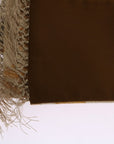 Dolce & Gabbana Elegant Beige Gold Jacquard Stole Scarf