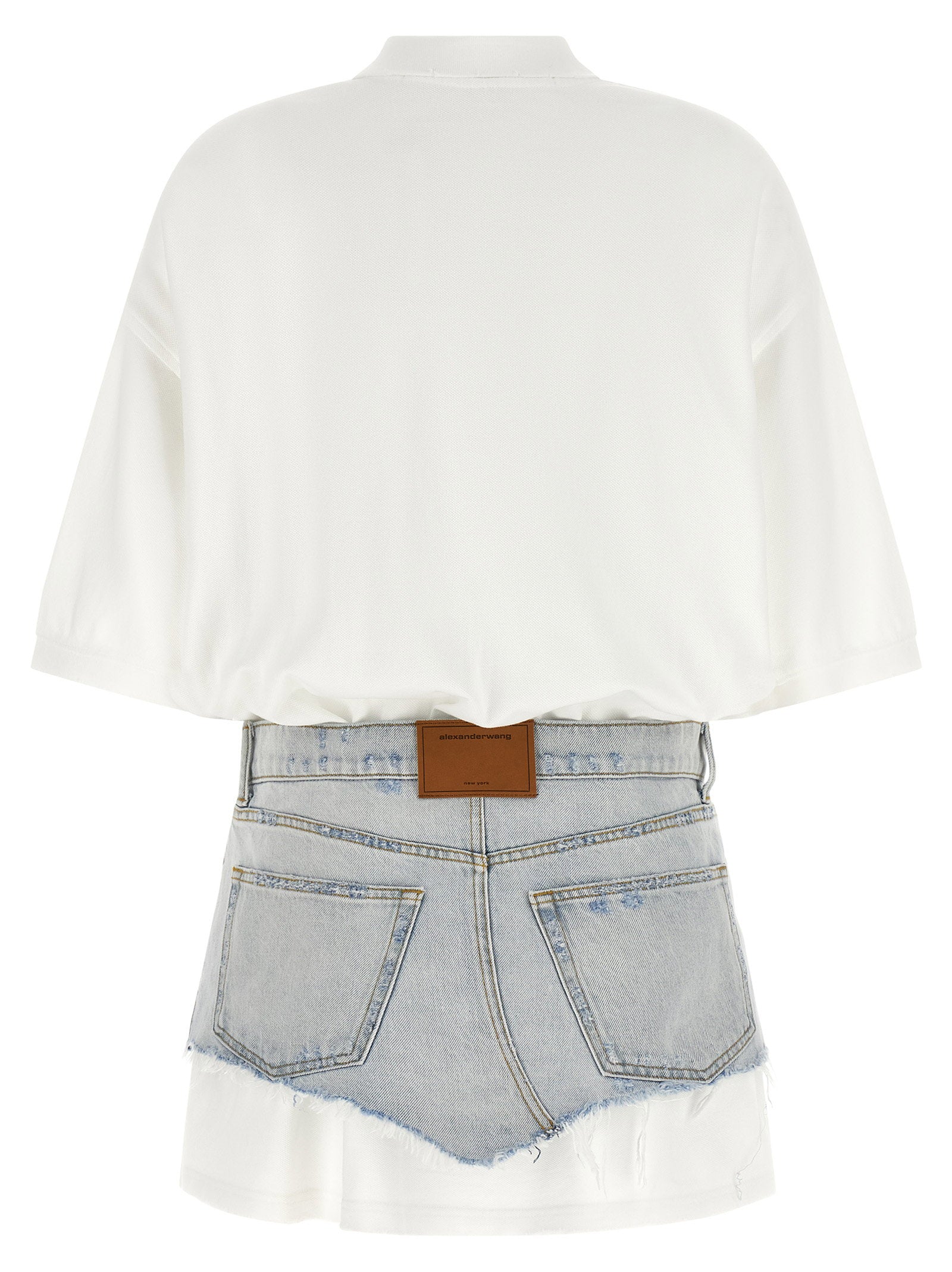 Alexander Wang Alexander Wang Denim Skirt Polo Dress